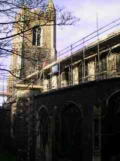 photo of St Laurence's Church burial ground